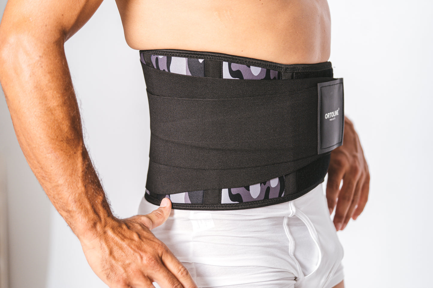 Waist Trainer LumbaLine Camo Grey