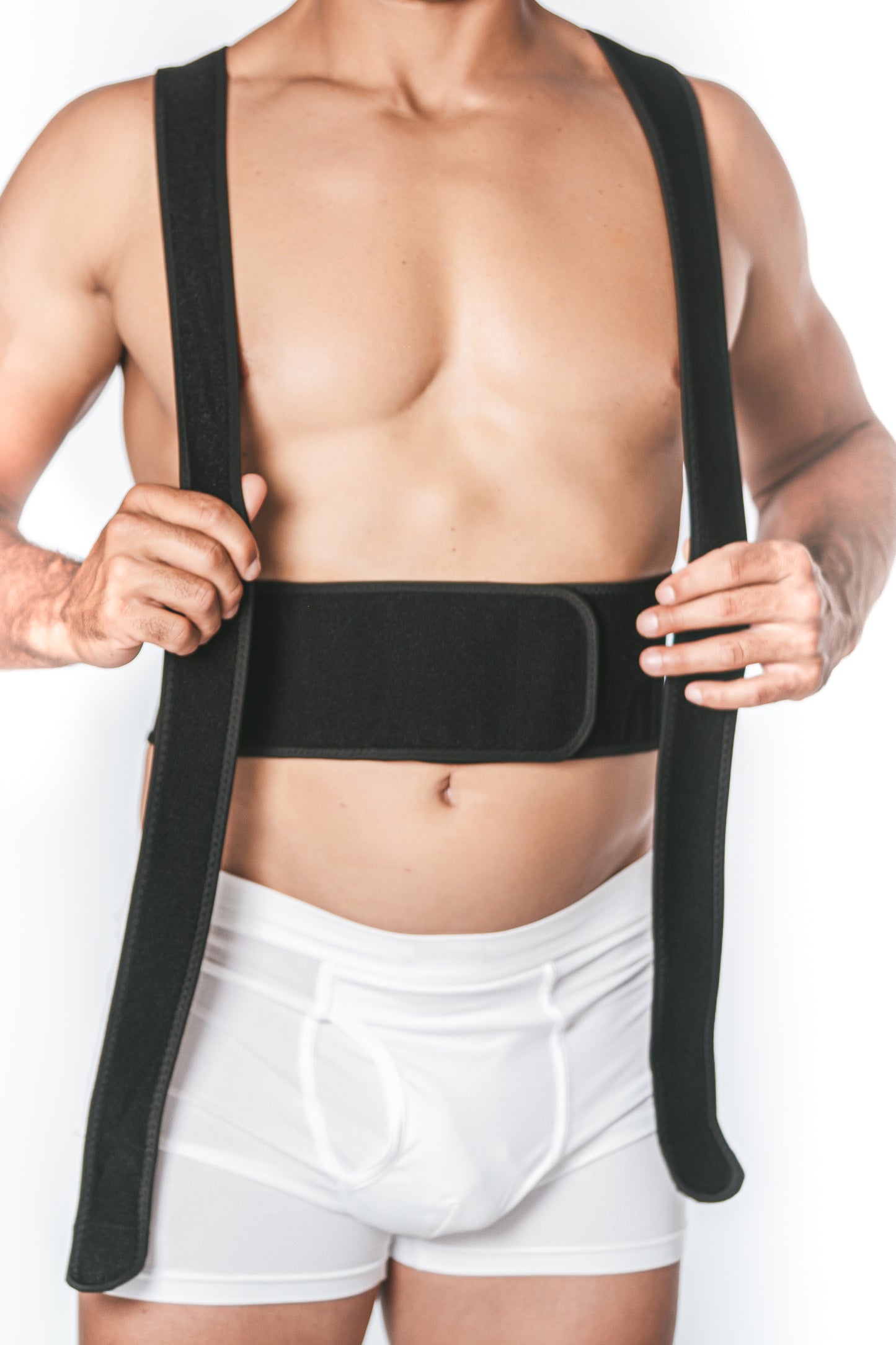 Posture corrector to relief and prevent bad posture and back pain. Easy to put yourself.