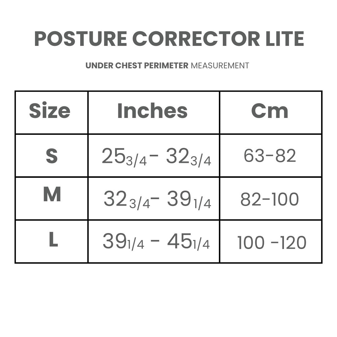 Corrector de Postura Lite REF:OPCL