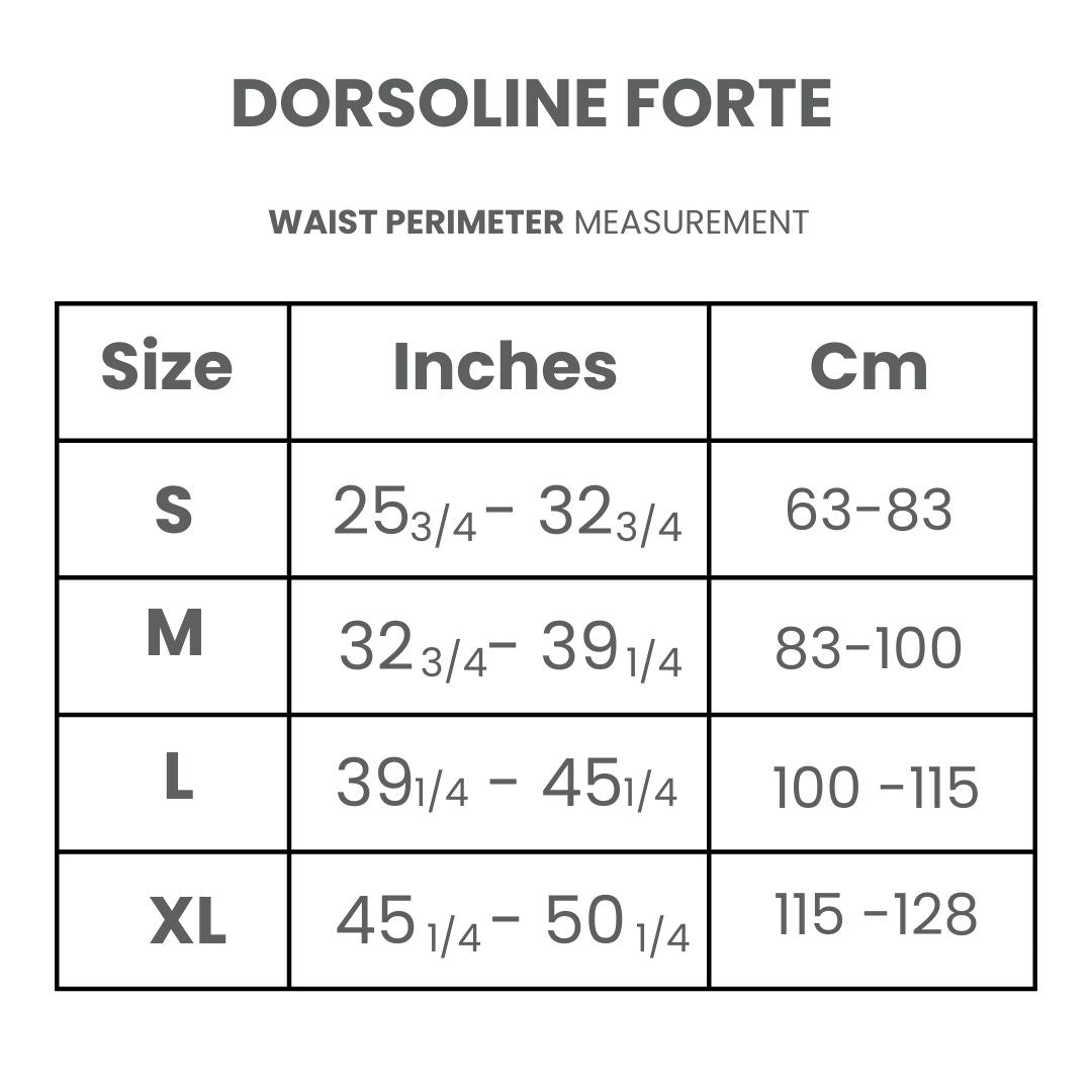 Ortesis Dorsal DorsoLine Forte REF:OPPCF